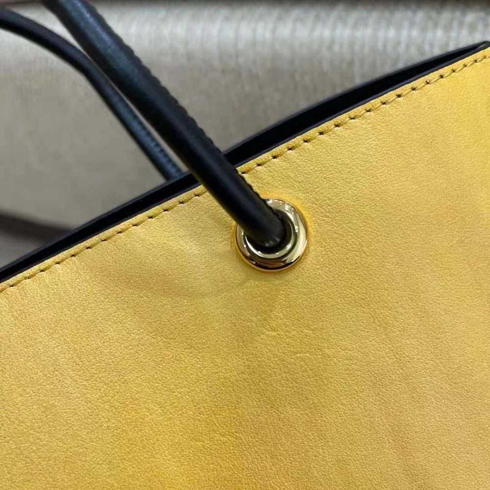 Fendi Men Fendi Pack Medium Shopping Bag Yellow Leather Bag - image 7