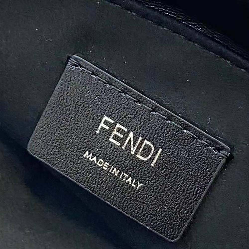 Fendi Men Fendi Pack Small Pouch Nappa Leather Bag-Black - image 7
