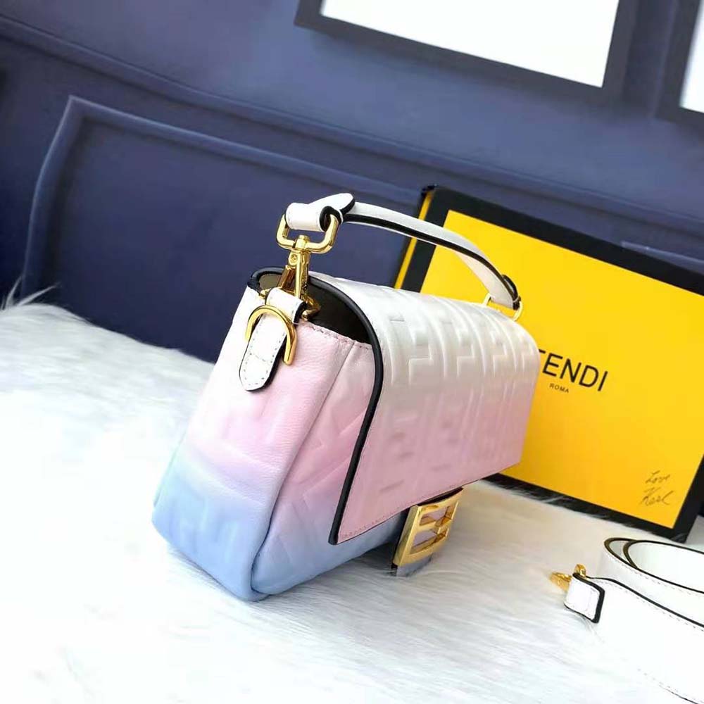 Fendi Women Baguette Graduated Color Nappa Leather Bag - image 4