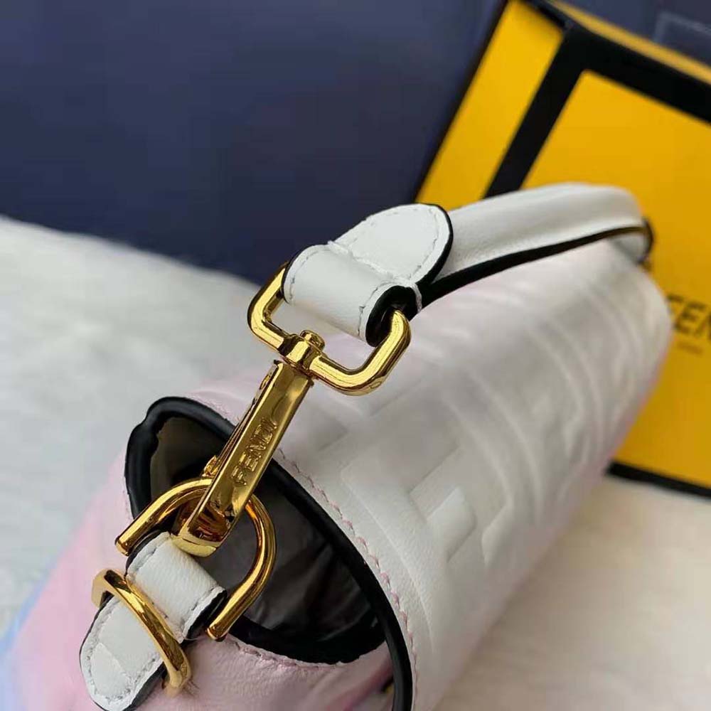 Fendi Women Baguette Graduated Color Nappa Leather Bag - image 6