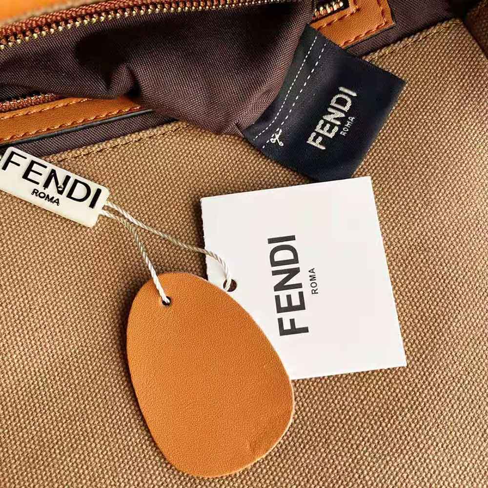 Fendi Women Baguette Green Canvas Bag - image 9