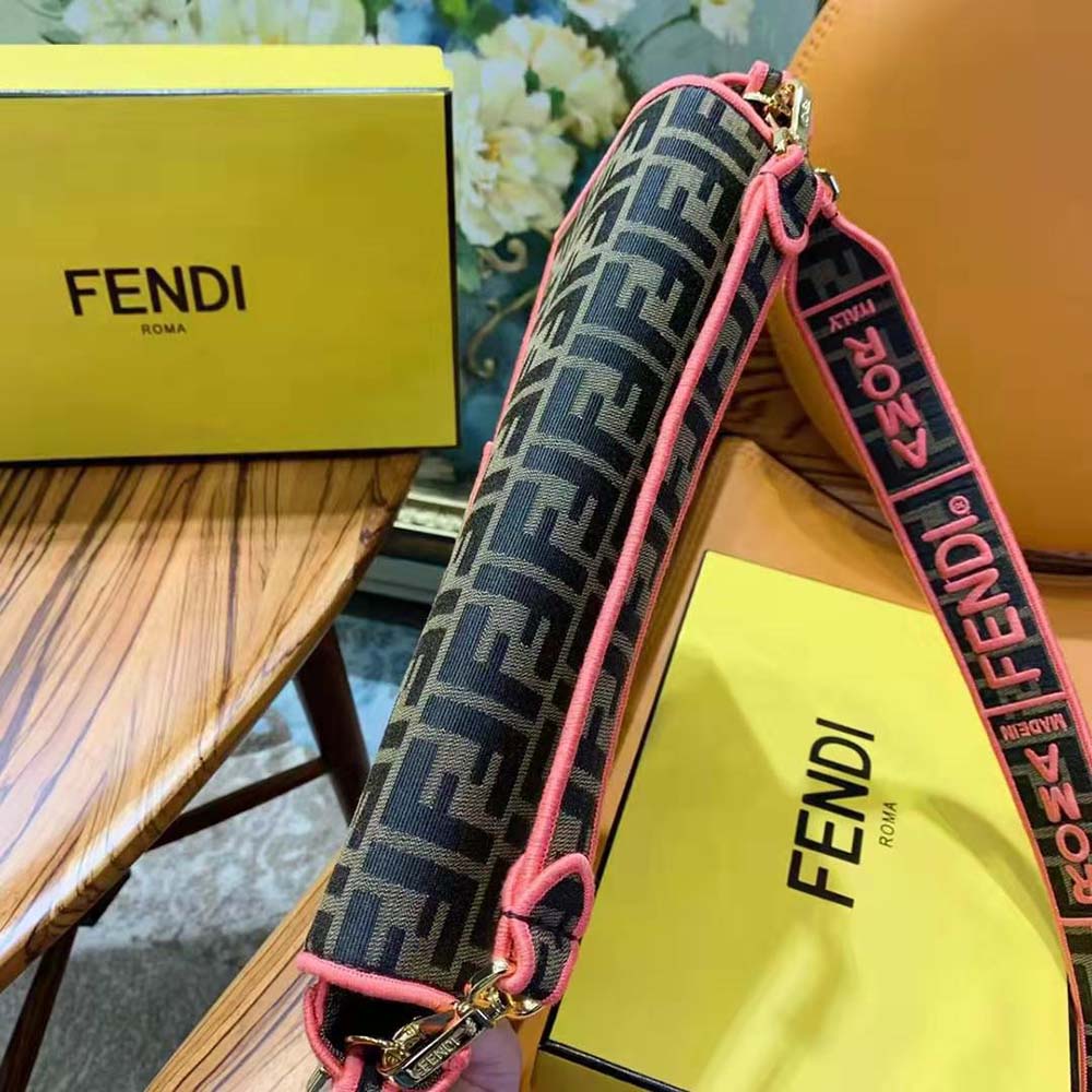 Fendi Women Baguette Large Fendi Roma/Amor Fabric Bag - image 7