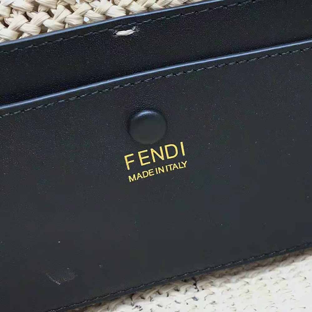 Fendi Women Baguette Large Natural Straw Bag - image 7