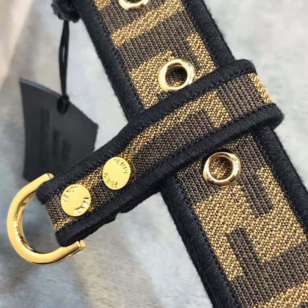 Fendi Women Brown Fabric Belt - image 6