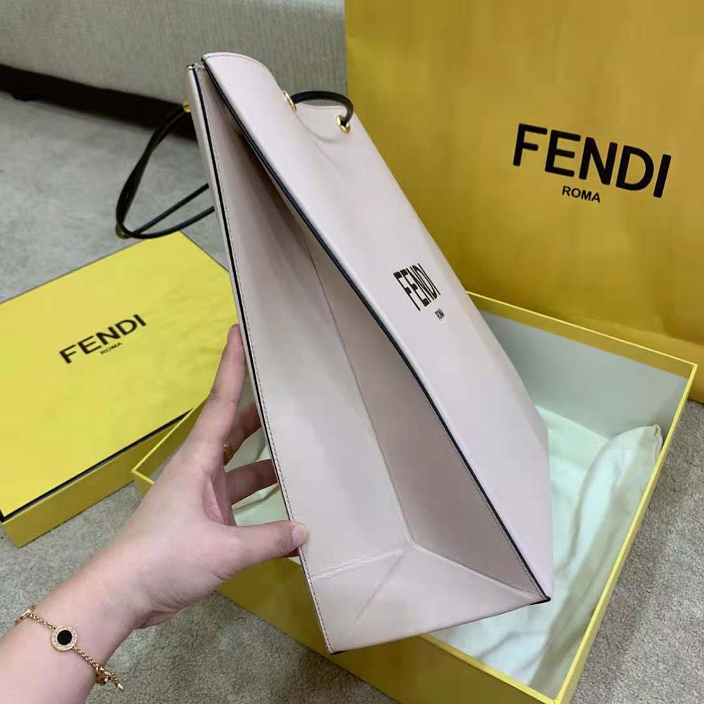 Fendi Women Fendi Pack Medium Shopping Bag Pink Leather Bag - image 4