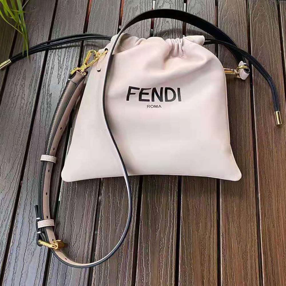 Fendi Women Fendi Pack Small Pouch Pink Nappa Leather Bag - image 4
