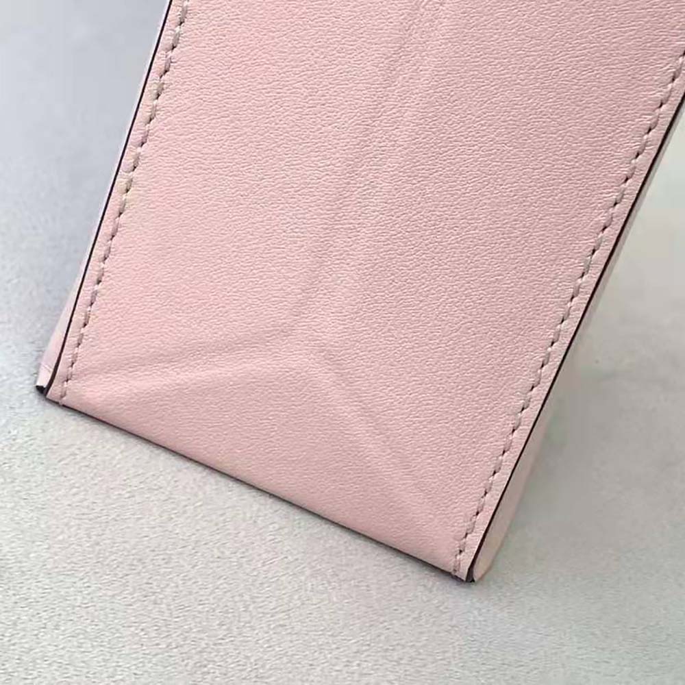 Fendi Women Fendi Pack Small Shopping Bag Pink Leather Bag - image 7