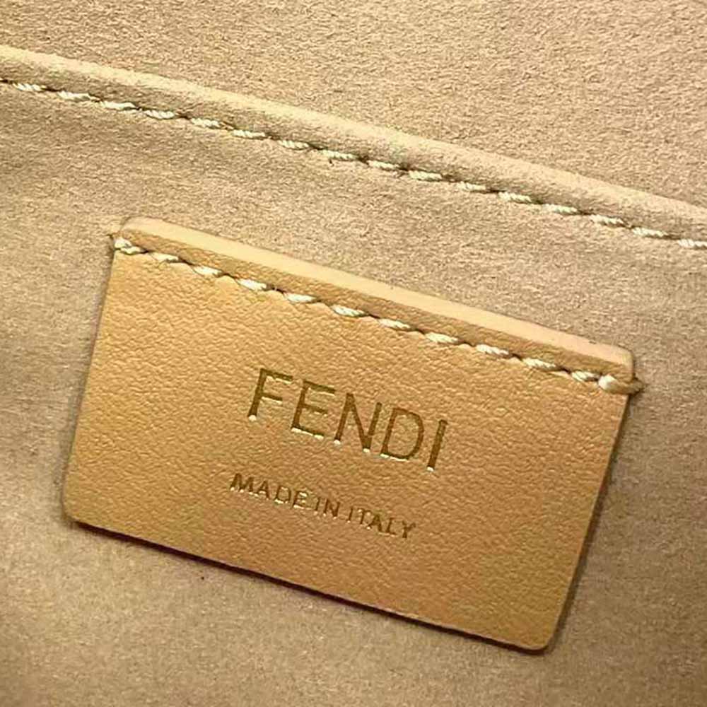 Fendi Women Kan U Small Brown Leather Mini-Bag - image 7
