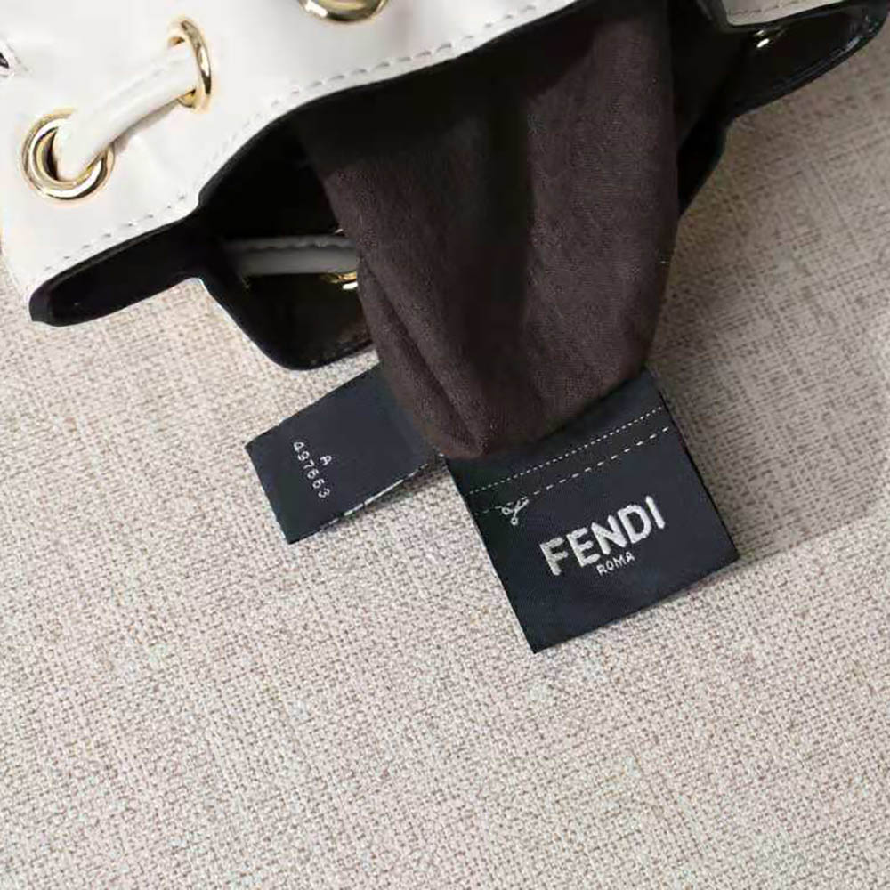 Fendi Women Mon Tresor Leather Mini Bag-White - image 9