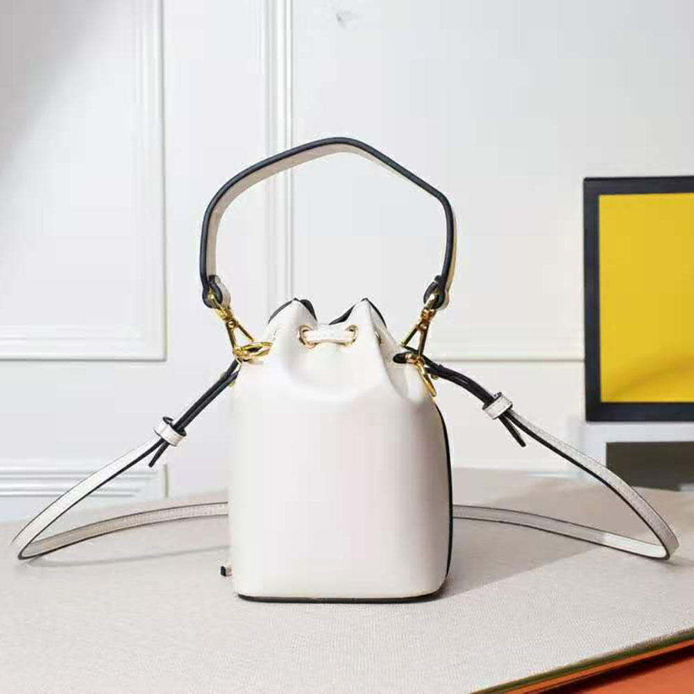 Fendi Women Mon Tresor Leather Mini Bag-White - image 4