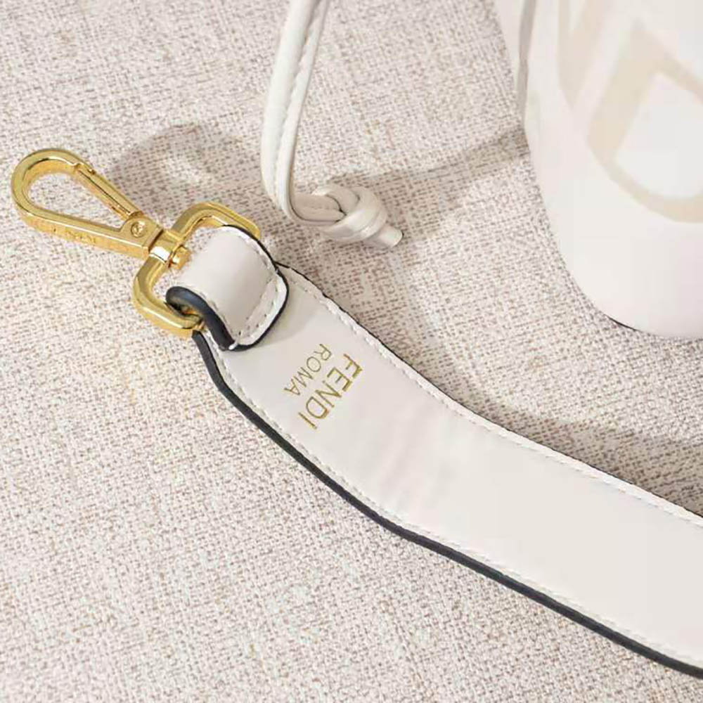 Fendi Women Mon Tresor Leather Mini Bag-White - image 8