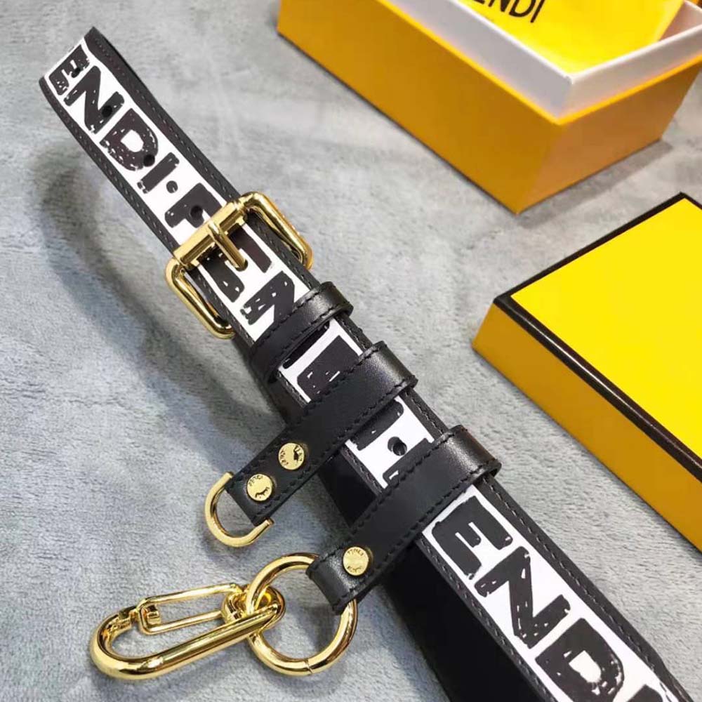 Fendi Women Multi-accessorized Fendi Belt with Key Ring and Clip - image 4