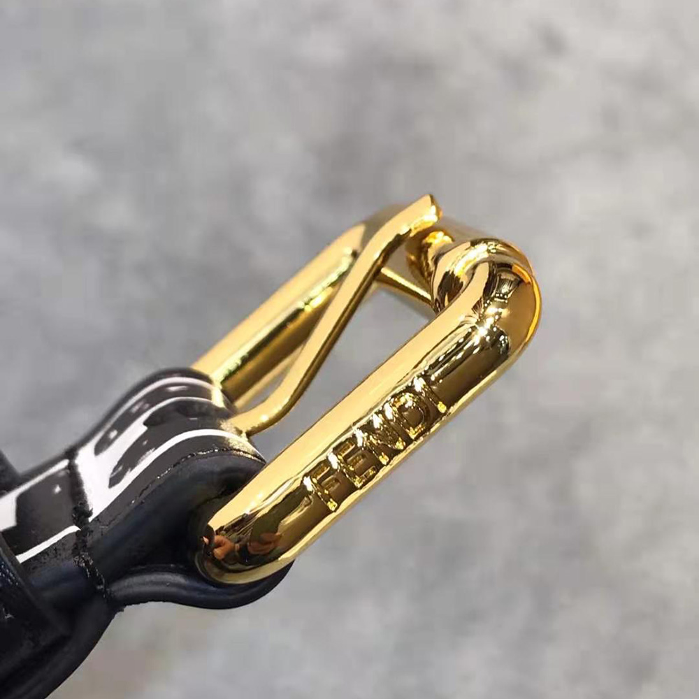 Fendi Women Multi-accessorized Fendi Belt with Key Ring and Clip - image 8