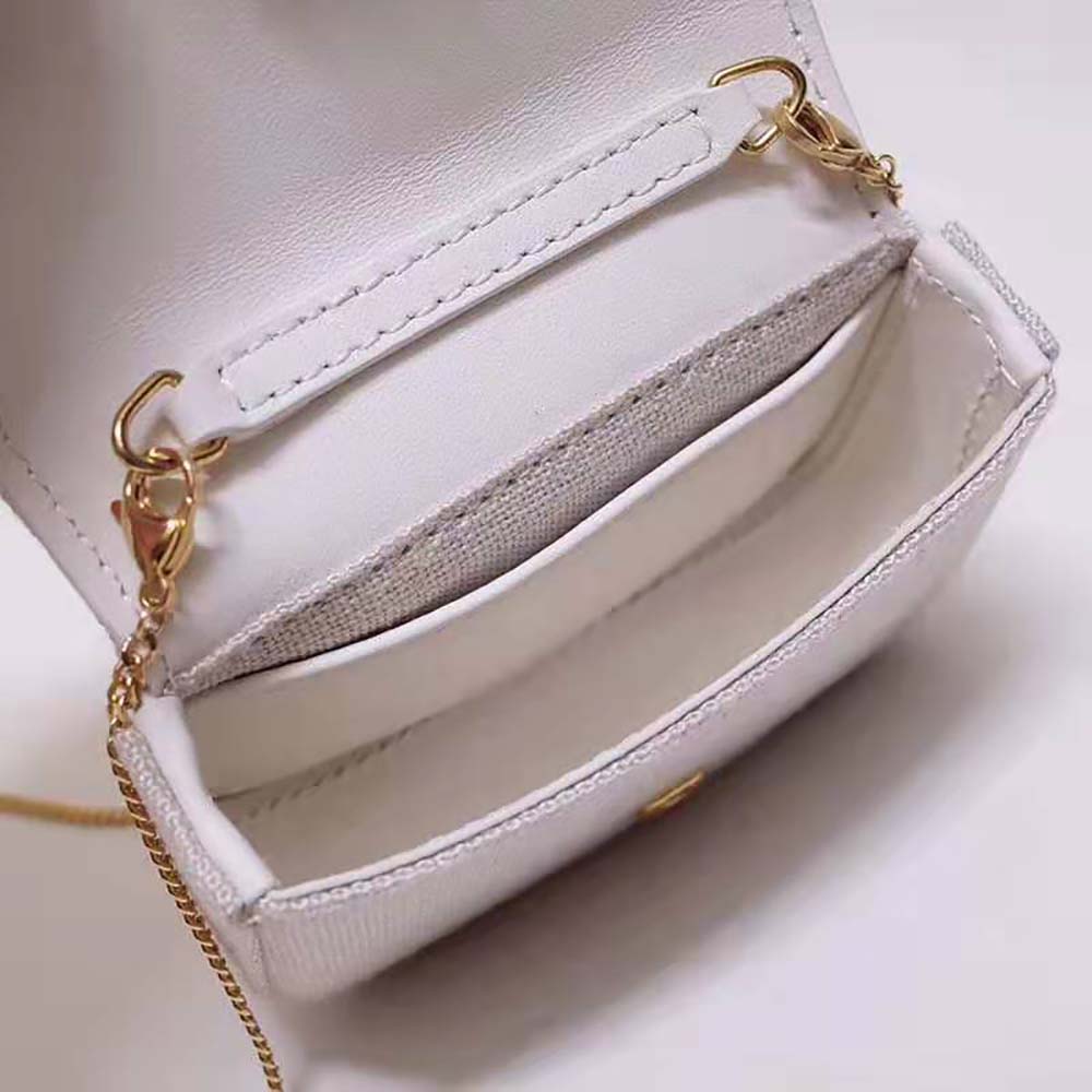 Fendi Women Nano Baguette Charm Beige Canvas Charm - image 8