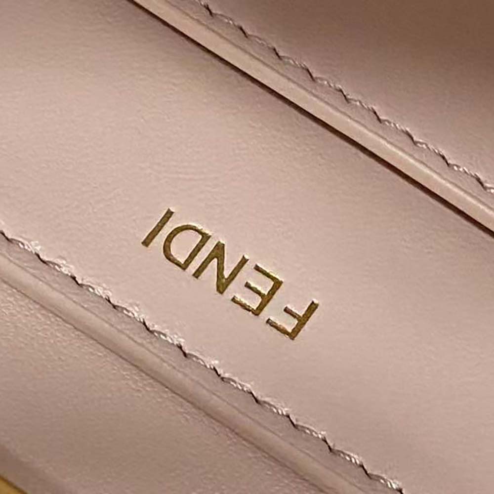Fendi Women Peekaboo Iseeu Medium Leather Bag-White - image 10