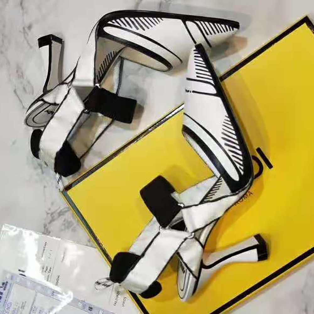 Fendi Women Slingbacks White Leather Colibrì Slingbacks 85 mm (3.3”) Heel - image 6