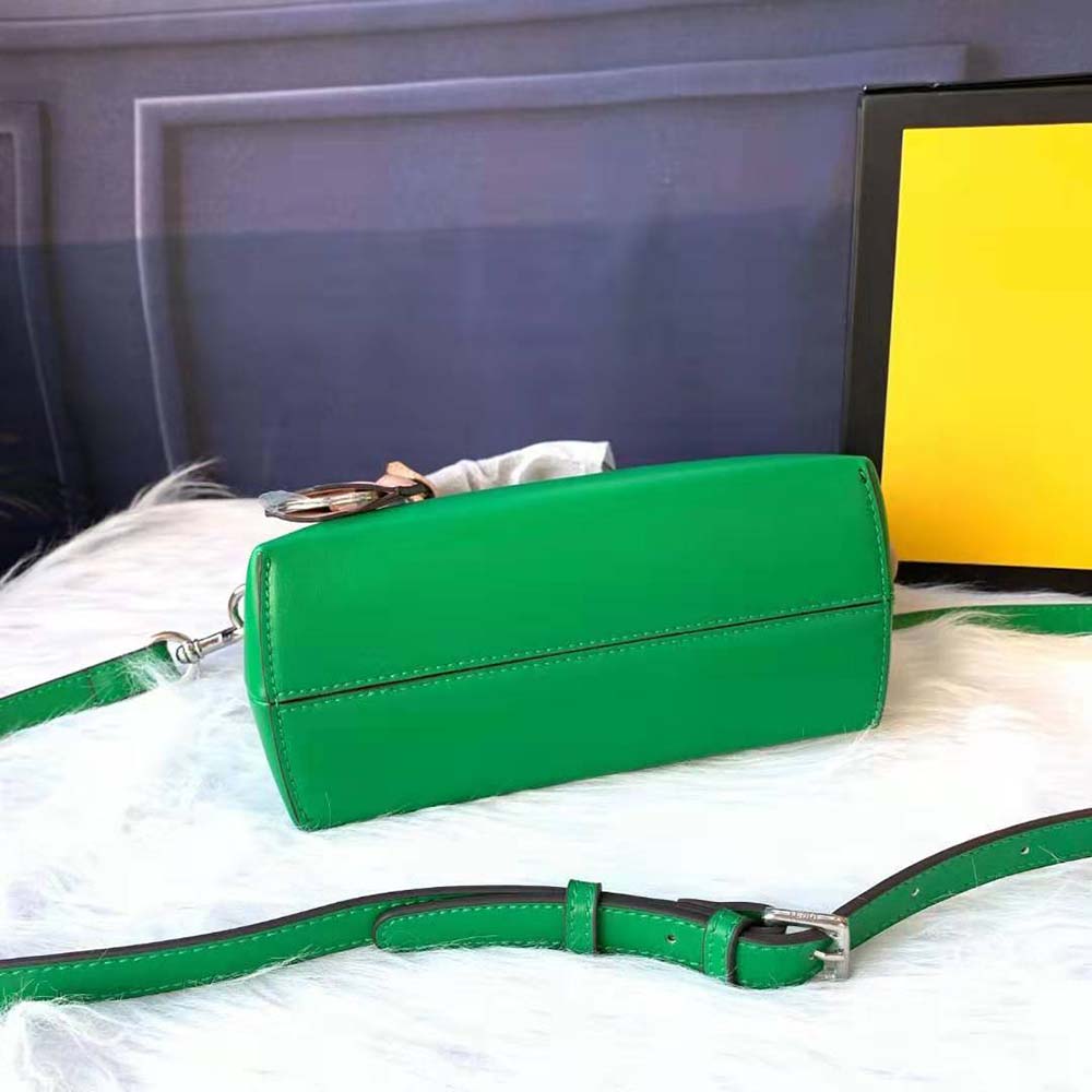 Fendi Women by the way Mini Multicolor Leather Boston Bag-Green - image 5