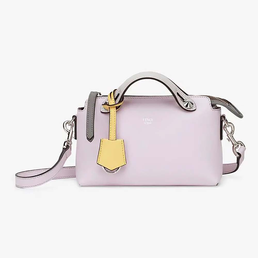 Fendi Women by the way Mini Multicolor Leather Boston Bag-Pink - image 1