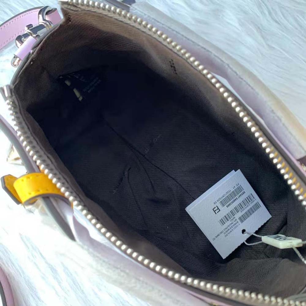 Fendi Women by the way Mini Multicolor Leather Boston Bag-Pink - image 10