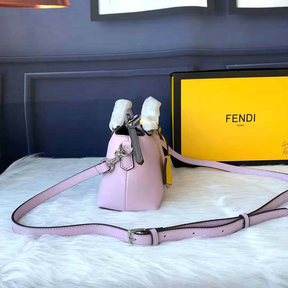 Fendi Women by the way Mini Multicolor Leather Boston Bag-Pink - image 5