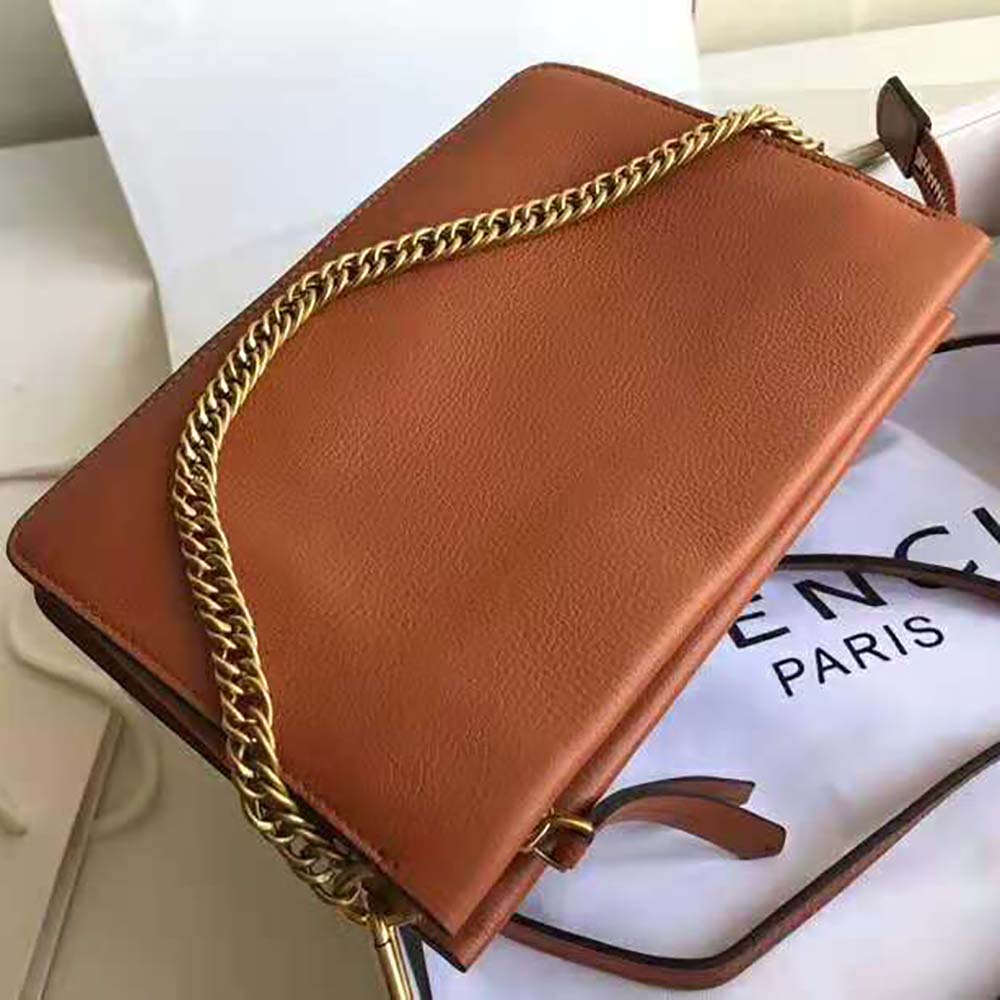 Givenchy Women Cross3 Bag in Grained Leather and Suede-Brown - image 4