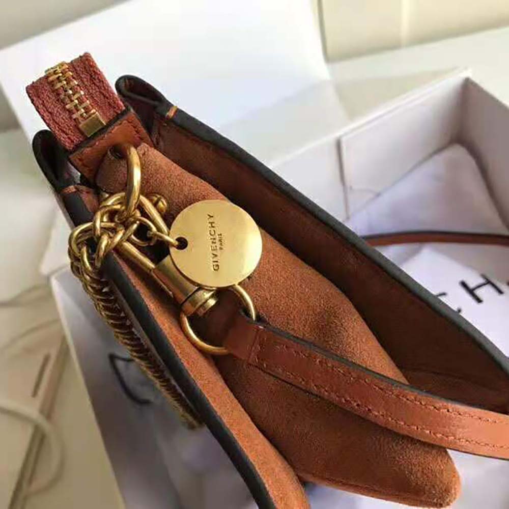 Givenchy Women Cross3 Bag in Grained Leather and Suede-Brown - image 5