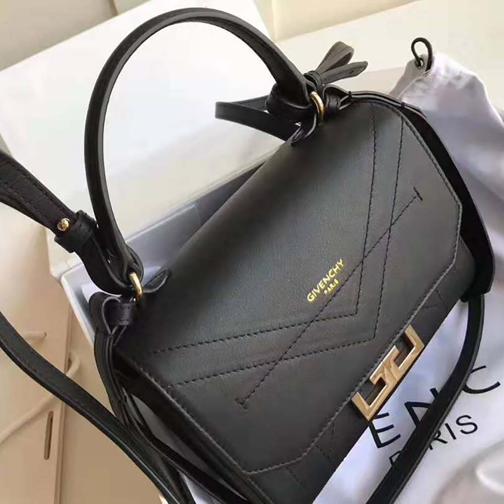 Givenchy Women Mini Eden Bag in Smooth Leather-Black - image 10