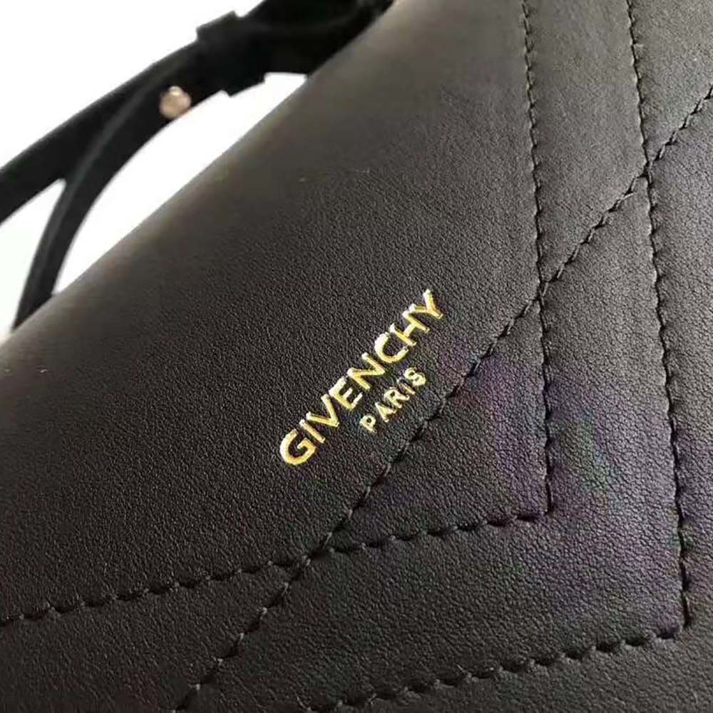Givenchy Women Mini Eden Bag in Smooth Leather-Black - image 4