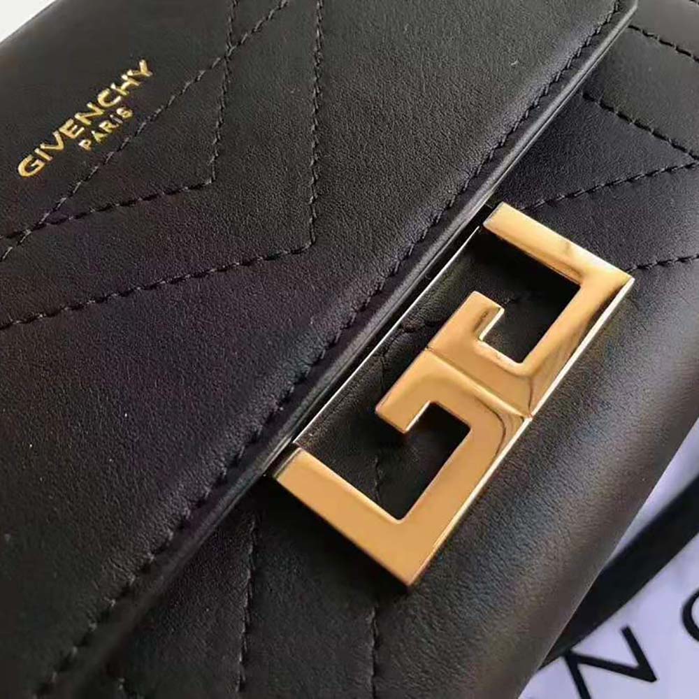 Givenchy Women Mini Eden Bag in Smooth Leather-Black - image 5