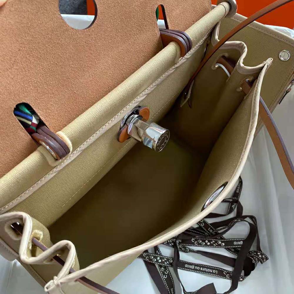Hermes Women Herbag Zip 31 Bag-Brown - image 6