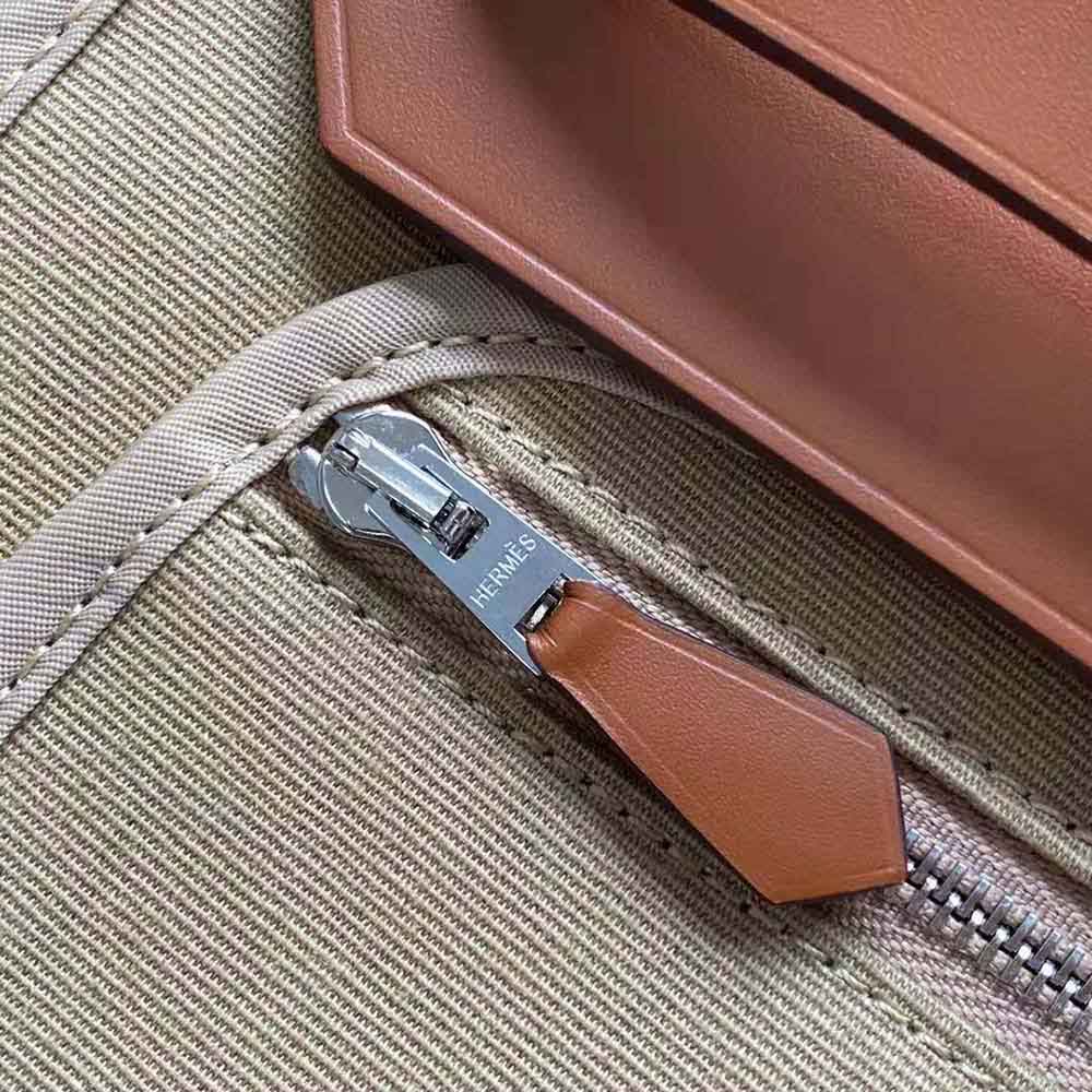 Hermes Women Herbag Zip 31 Bag-Brown - image 9