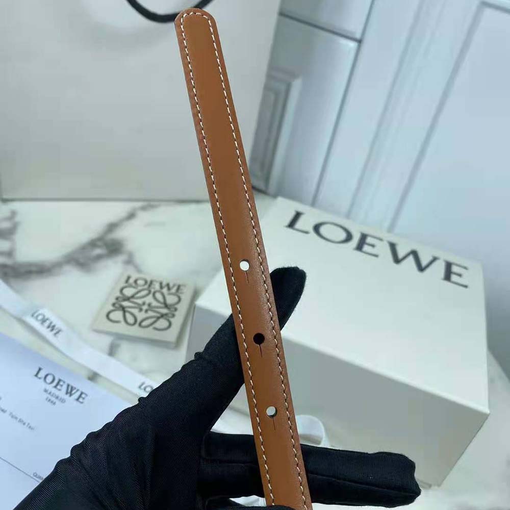 Loewe Women Belt in Smooth Calfskin-Brown - image 5