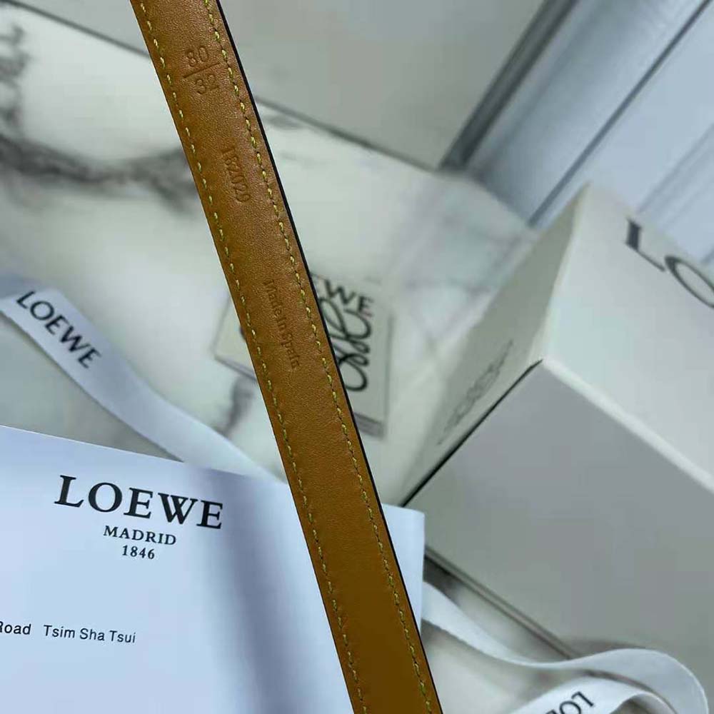Loewe Women Belt in Smooth Calfskin-Brown - image 7