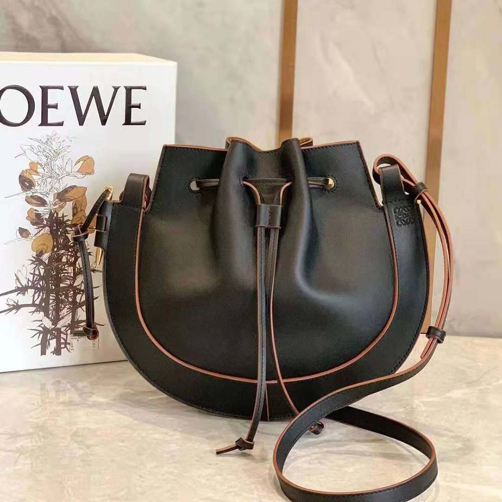 Loewe Women Horseshoe Bag in Nappa Calfskin-Black - image 8