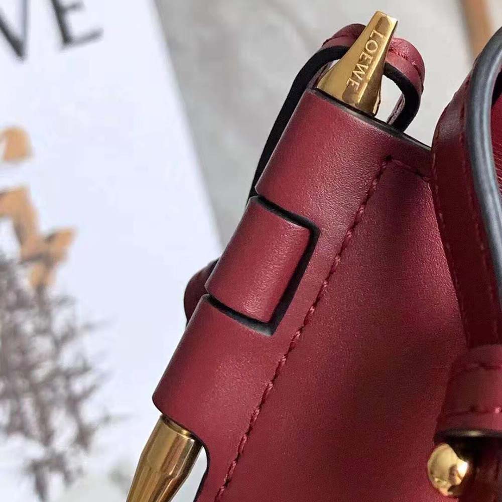 Loewe Women Horseshoe Bag in Nappa Calfskin-Maroon - image 8