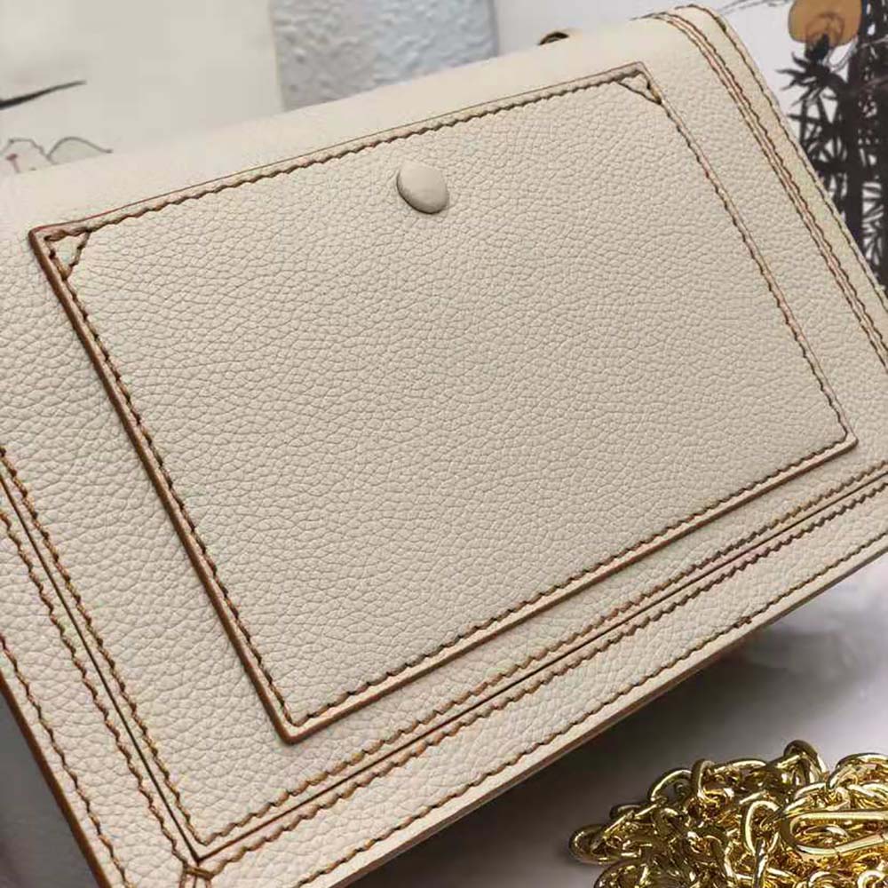 Loewe Women Mini Barcelona Bag in Soft Grained Calfskin-White - image 4