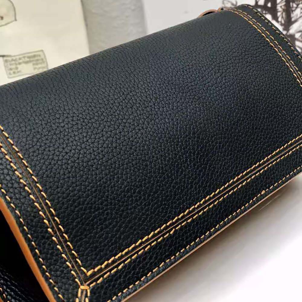 Loewe Women Mini Barcelona Soft Bag in Soft Grained Calfskin-Black - image 4