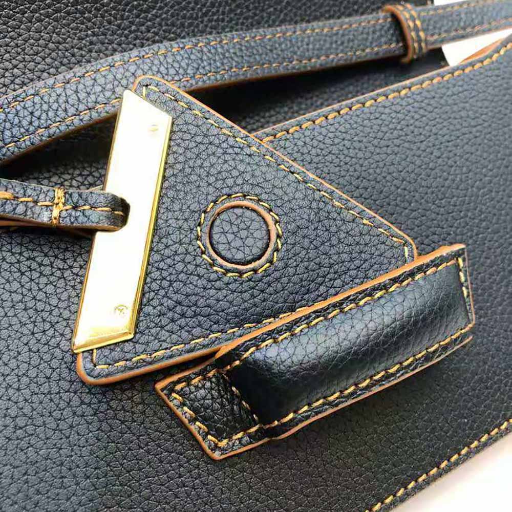 Loewe Women Mini Barcelona Soft Bag in Soft Grained Calfskin-Black - image 6