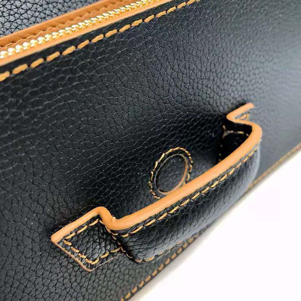 Loewe Women Mini Barcelona Soft Bag in Soft Grained Calfskin-Black - image 7