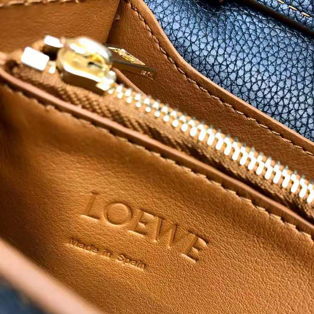 Loewe Women Mini Barcelona Soft Bag in Soft Grained Calfskin-Black - image 8