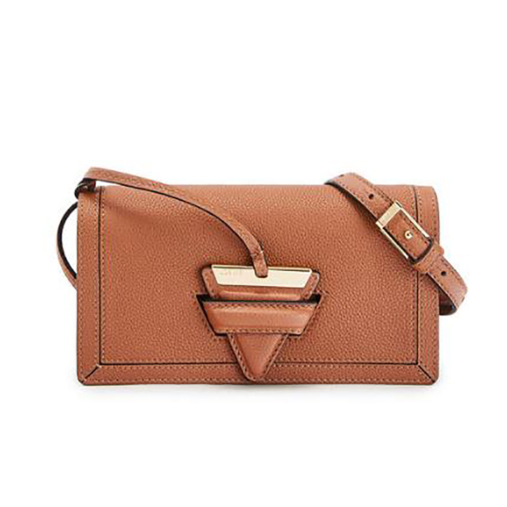 Loewe Women Mini Barcelona Soft Bag in Soft Grained Calfskin-Brown