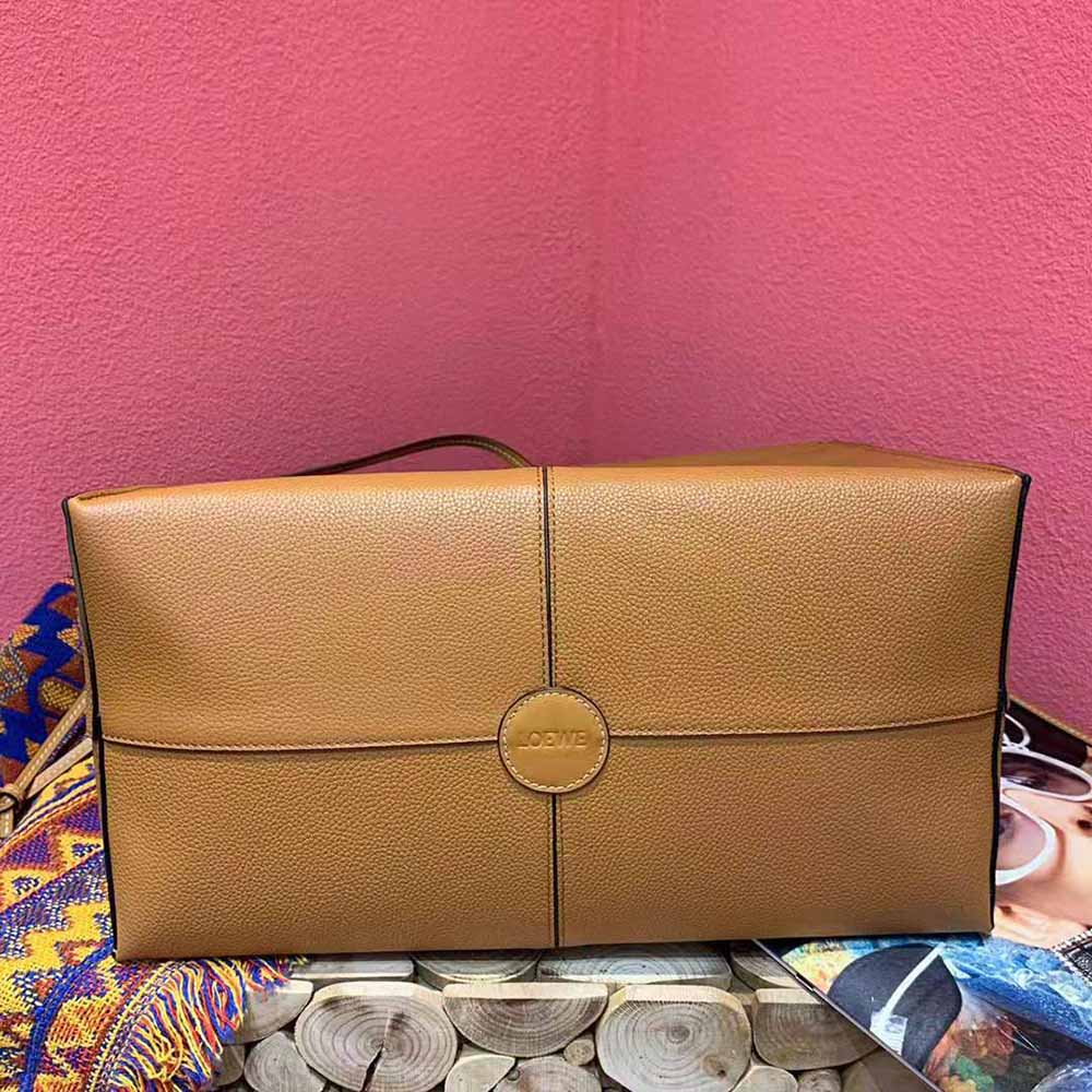 Loewe Women Small Cushion Tote Bag in Soft Grained Calfskin-Brown - image 7