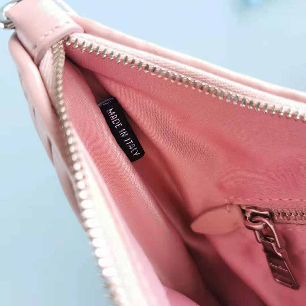 Miu Miu Women Large Matelasse Nappa Leather Shoulder Bag-Pink - image 9