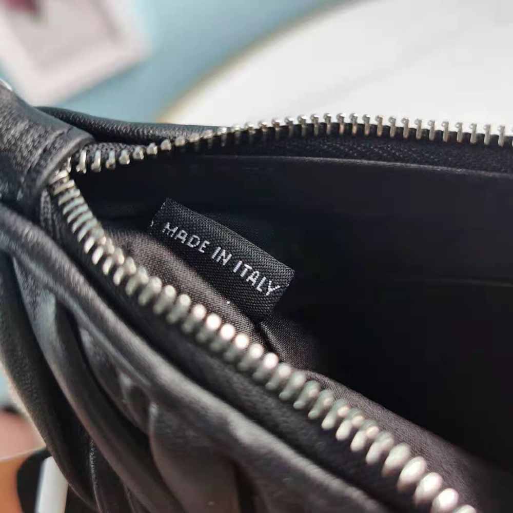 Miu Miu Women Small Matelassé Nappa Leather Shoulder Bag-Black - image 9