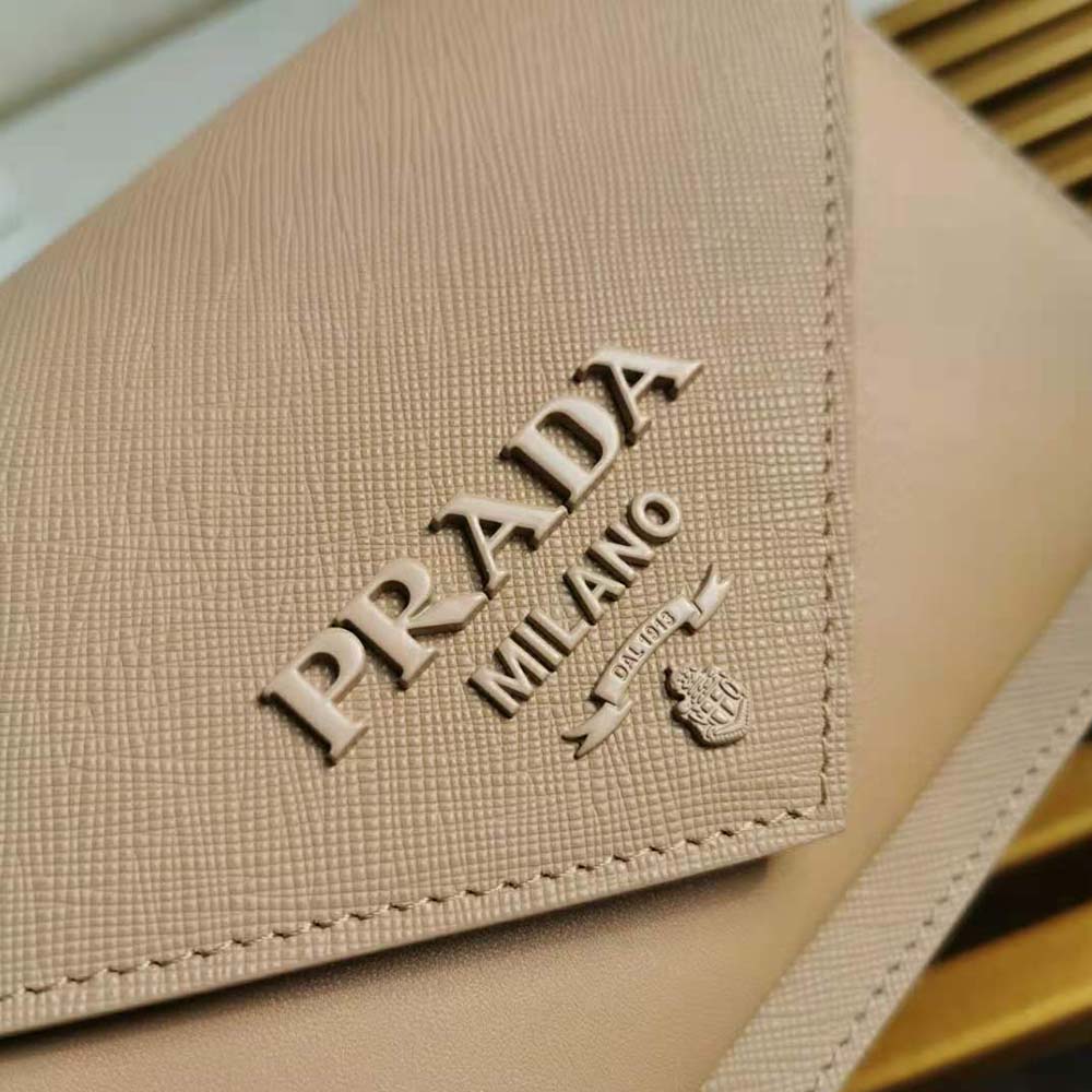 Prada Ladies Saffiano Leather Mini Bag-Sandy - image 6