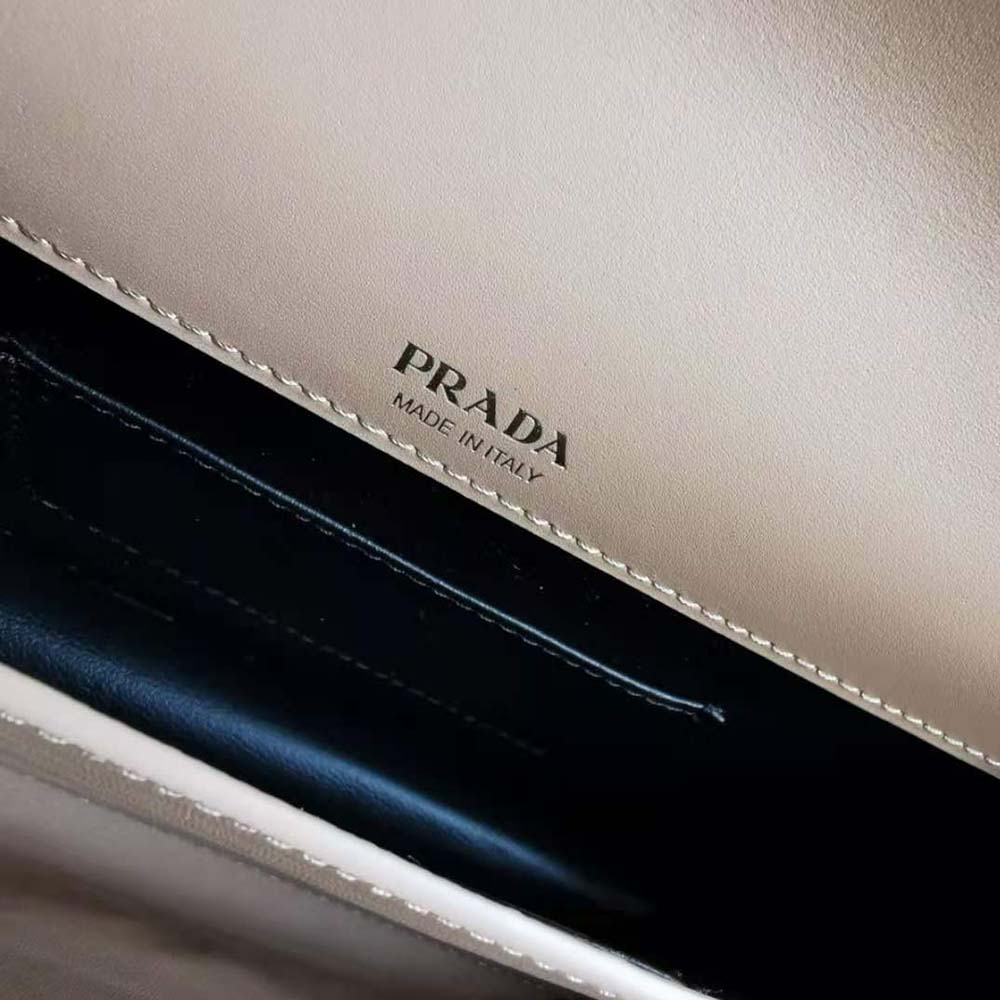 Prada Ladies Saffiano Leather Mini Bag-Sandy - image 9