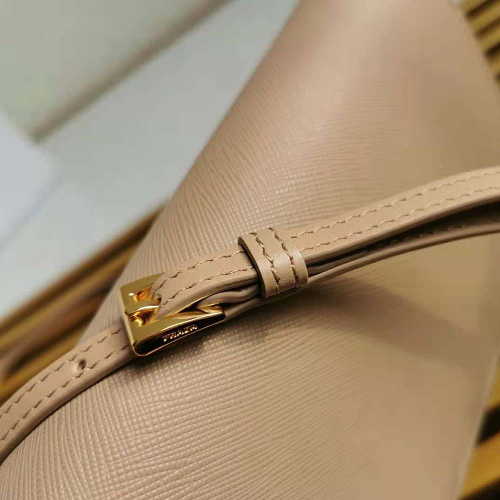 Prada Ladies Saffiano Leather Mini Bag-Sandy - image 8