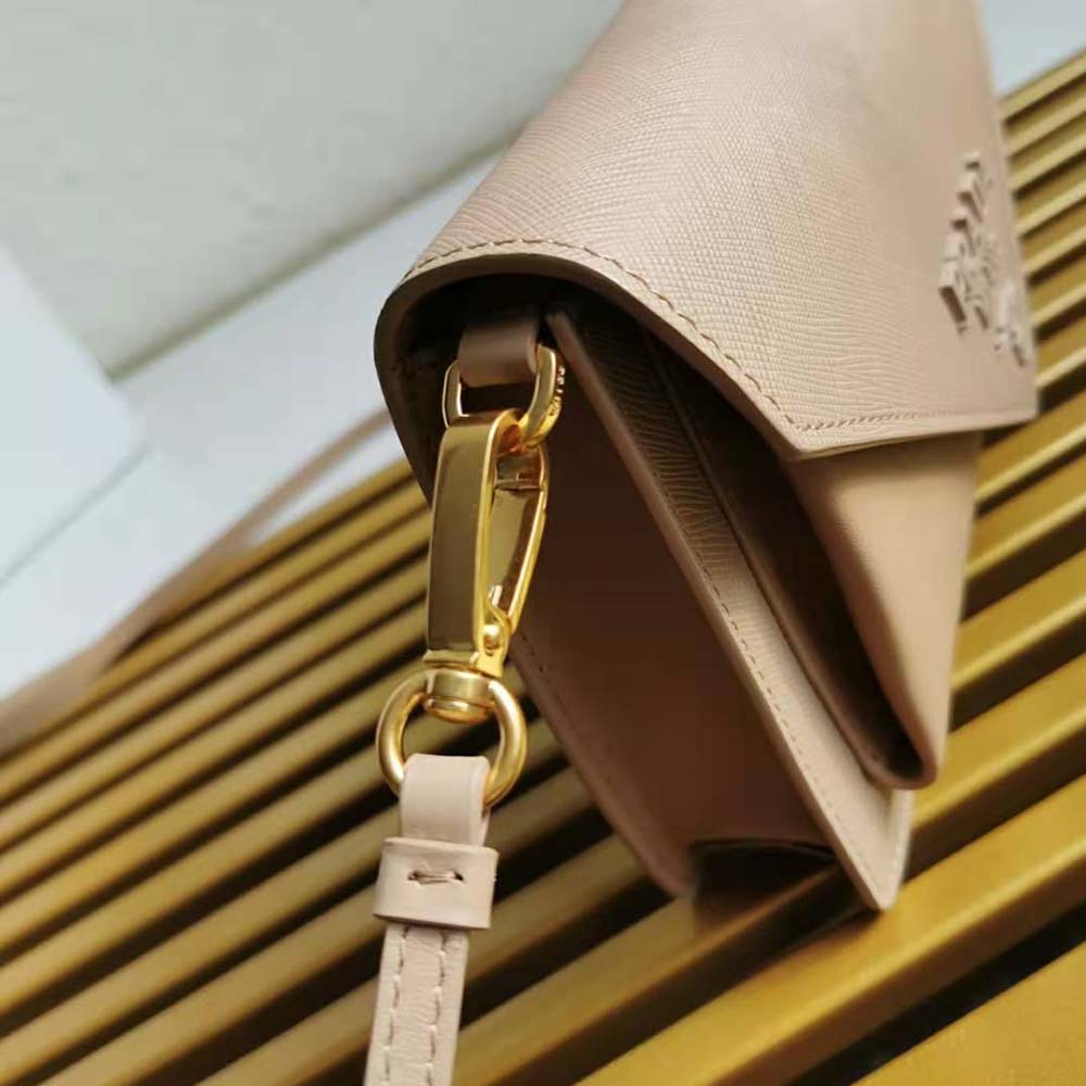 Prada Ladies Saffiano Leather Mini Bag-Sandy - image 7