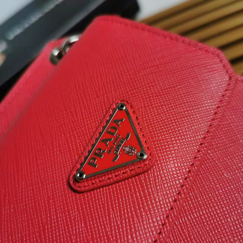 Prada Men Saffiano Leather Smartphone Case-Red - image 10