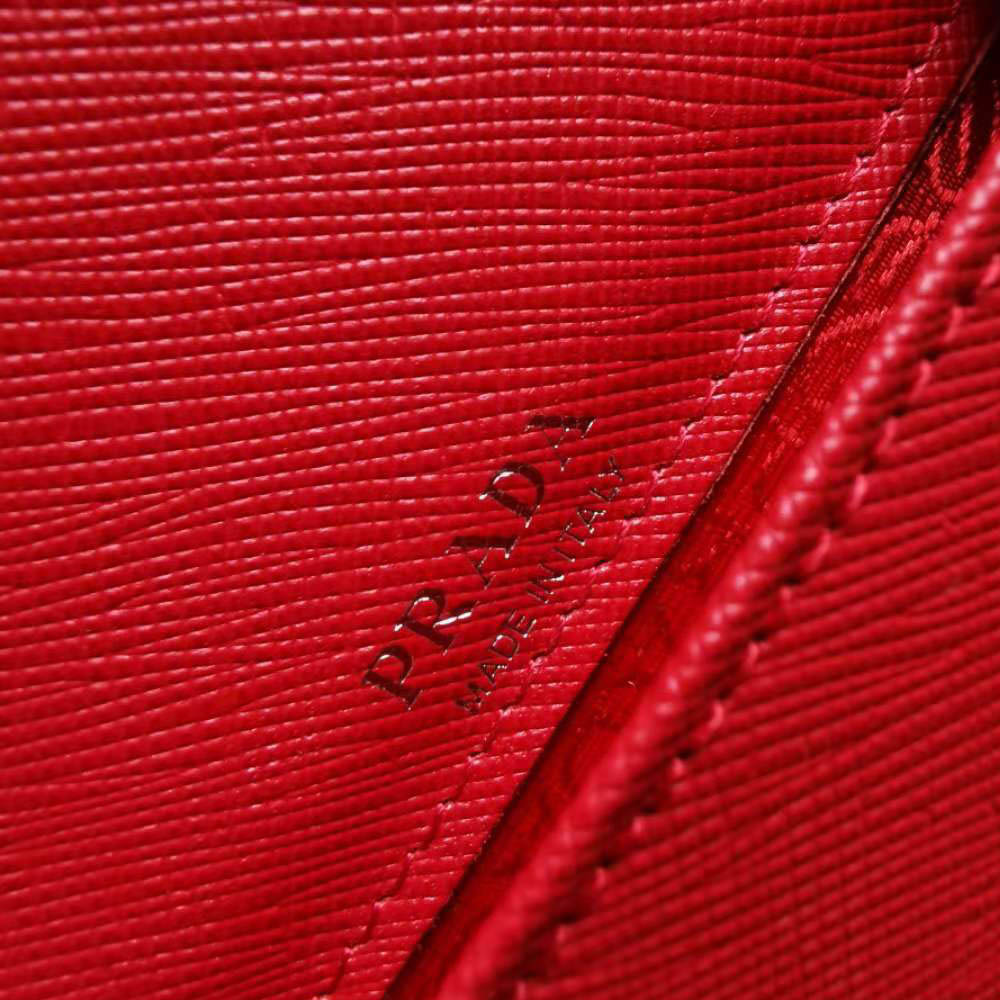 Prada Men Saffiano Leather Smartphone Case-Red - image 9